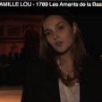 Camille Lou a rejoint la distribution de  1789 - Les Amants de la Bastille . Elle incarnera Olympe, gouvernante de Marie-Antoinette.