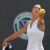 Anastasia Myskina (photo : Wimbledon, juillet 2006), qui a déserté les courts de tennis depuis 2007, attend avec son mari Sergey Mamedov son troisième enfant, a-t-on appris en octobre 2011.