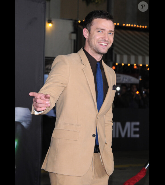 Justin Timberlake le 20 octobre 2011 à Los Angeles.
