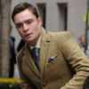 Ed Westwick sur le tournage de Gossip Girl, à New York, le 31 octobre 2011