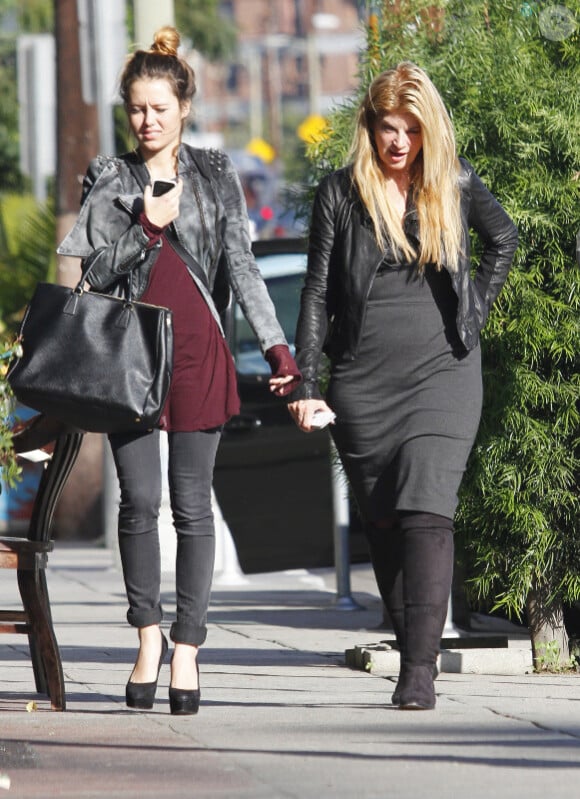 Kirstie Alley et sa fille Lillie Price à Los Angeles, le 4 novembre 2011