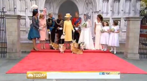 Le trublion du Today Show de NBCNews Matt Lauer a orchestré le 31 octobre une reconstitution du mariage de William et Kate... spécial Halloween, à New York.