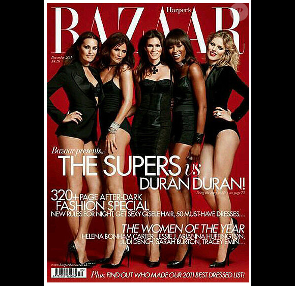 Couverture du magazine Harper's Bazaar du mois de décembre 2011