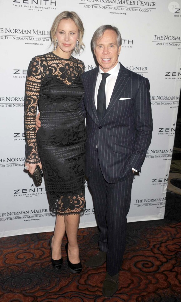 Tommy Hilfiger et son épouse Dee Ocleppo au 3e gala annuel du Norman Mailer Center, à New York, le 8 novembre 2011.