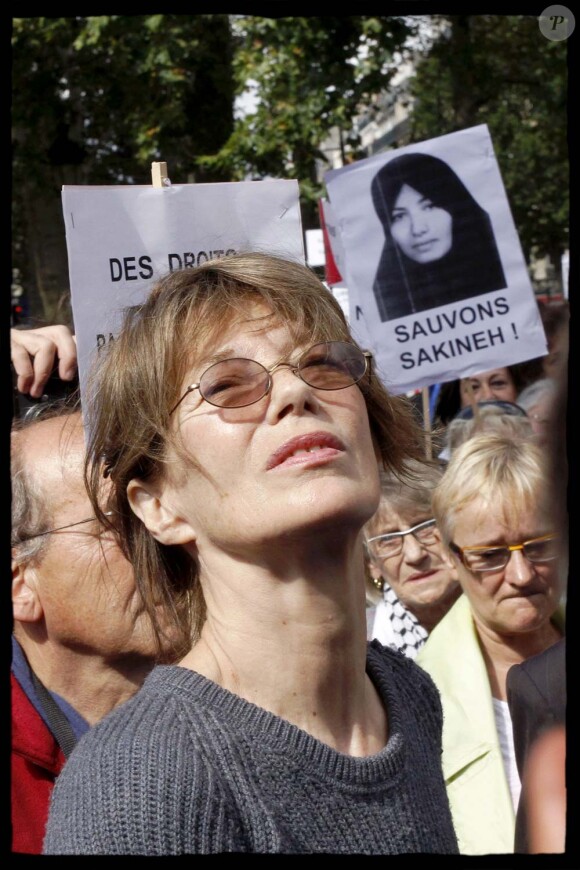 Jane Birkin, à Paris, le 12 septembre 2010.