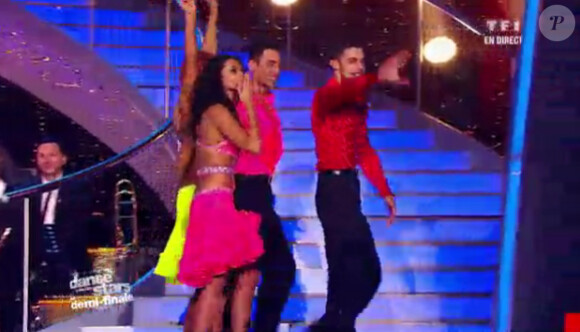 Les deux couples finalistes dans Danse avec les Stars 2, samedi 12 novembre 2011, sur TF1