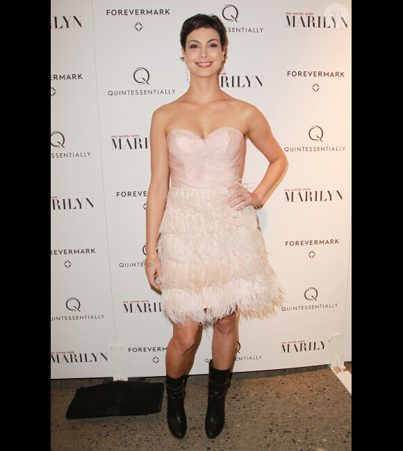 Morena Baccarin pour My week with Marilyn, le 13 novembre 2011 à New York.