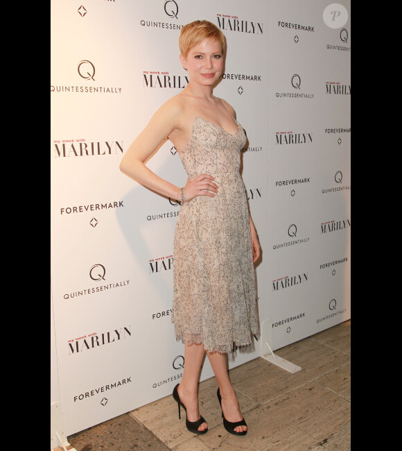 Michelle Williams pour My week with Marilyn, le 13 novembre 2011 à New York.