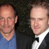 Woody Harrelson et Ben Foster au dîner des Oscars à Los Angeles, le 12 novembre 2011.