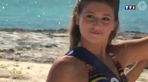 Miss Corse est très concentrée pendant le cours de zumba au Mexique en novembre 2011