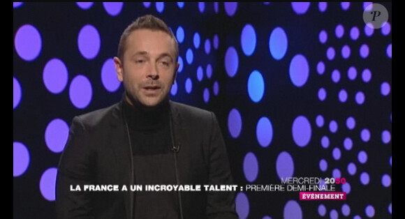Thomas Boissy dans la bande-annonce de La France a un Incroyable Talent, diffusée sur M6 mercredi 23 novembre 2011
