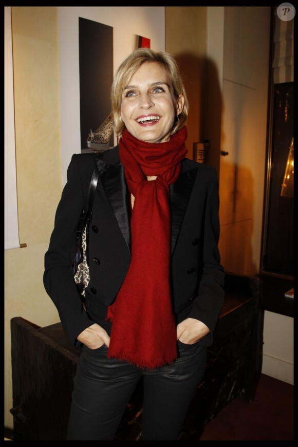 Melita Toscan du Plantier lors de la soirée en l'honneur de Christian Louboutin à Paris à la galerie du passage. Le 21 novembre 2011