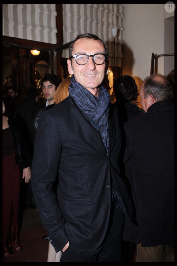 Bruno Frissoni lors de la soirée en l'honneur de Christian Louboutin à Paris à la galerie du passage. Le 21 novembre 2011