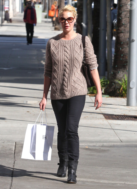 Katherine Heigl fait du shopping avec sa maman du shopping à Los Angeles, le 21 novembre 2011