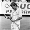 Mats Wilander lors de la finale de Roland Garros en 1983