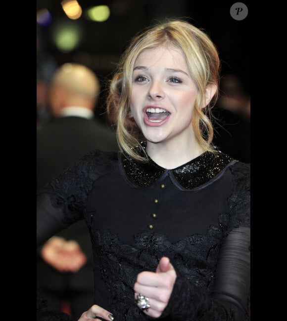 Chloe Moretz à l'avant-première de Hugo Cabret, le 28 novembre 2011 à Londres.
