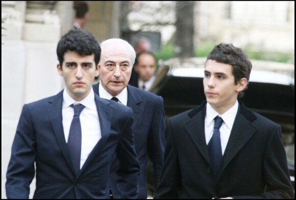 Les petits-fils de Liliane Bettencourt, Jean-Victor et Nicolas Meyers, à Paris, le 22 novembre 2007.