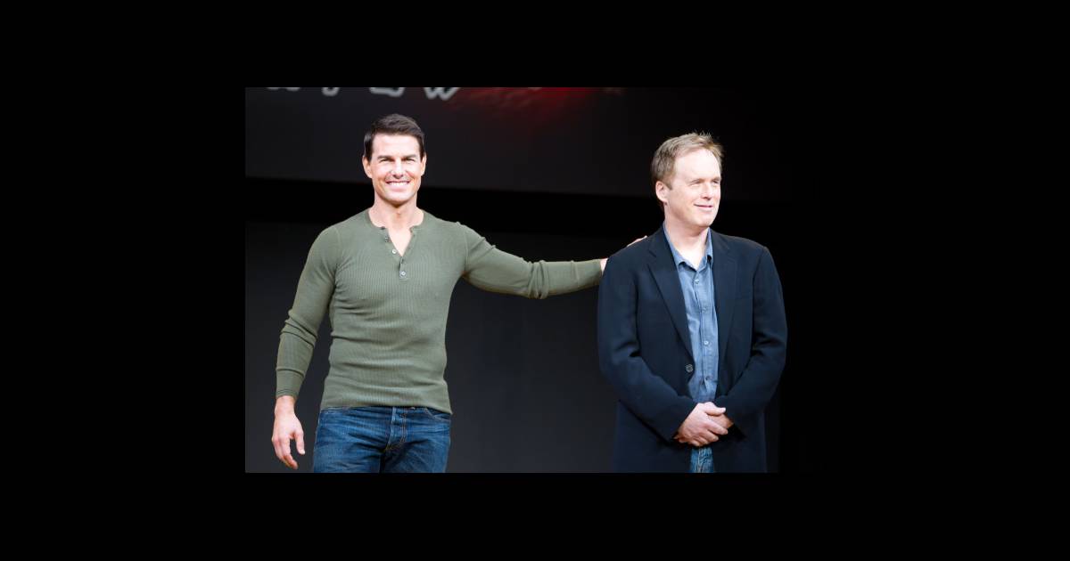Tom Cruise et Brad Bird à Tokyo pour présenter Mission Impossible, le 1er décembre 2011