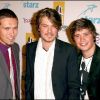Taylor, Isaac et Zac Hanson à Los Angeles, en octobre 2006.