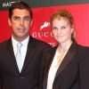 Athina Onassis et son époux Doda lors de la 3e édition des Gucci Masters, le 1er décembre 2011, à Villepinte.