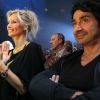 Adriana Karembeu et son compagnon André Ohanian lors du lancement de la 5ème édition Tous en Fête au Cirque Pinder le 2 décembre 2011