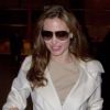 Angelina Jolie se rendant à l'enregistrement au Charlie Rose TV Show le 6 décembre 2011
