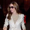Angelina Jolie se rendant à l'enregistrement au Charlie Rose TV Show le 6 décembre 2011