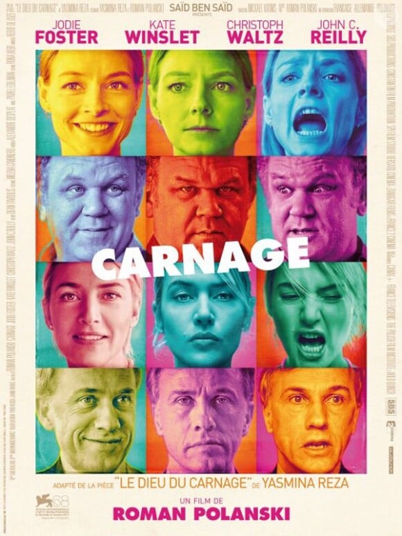 L'affiche de Carnage, de Roman Polanski.