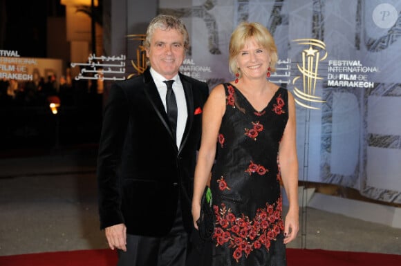 Claude Sérillon et Catherine Ceylac lors du festival international du film de Marrakech - décembre 2011