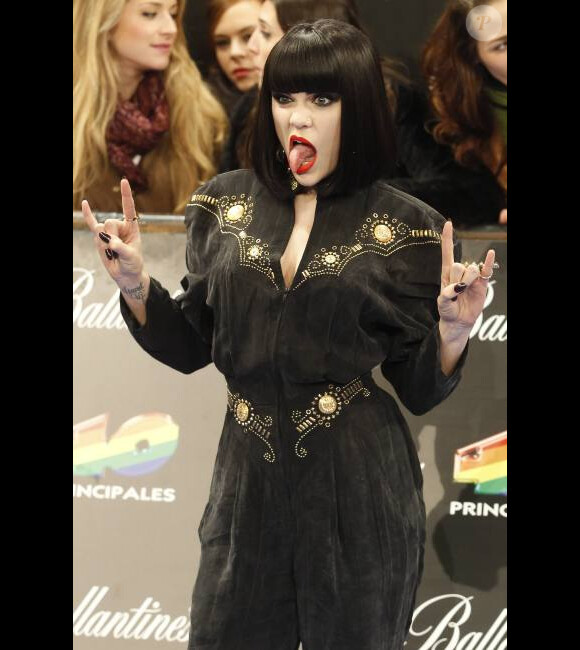 Jessie J le 9 décembre 2011 à Madrid pour les 40 Principales Awards