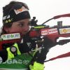 Sophie Boilley le 11 décembre 2011 à Hochfilzen en Autriche lors du relais 4x6 km