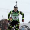 Anaïs Bescond le 11 décembre 2011 à Hochfilzen en Autriche lors du relais 4x6 km