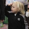 Le fils de Gwen Stefani, Zuma, mignon comme tout dans son ensemble Adidas à Los Angeles le 11 décembre 2011.