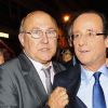 François Hollande et Michel Sapin à Paris, le 12 octobre 2011.
