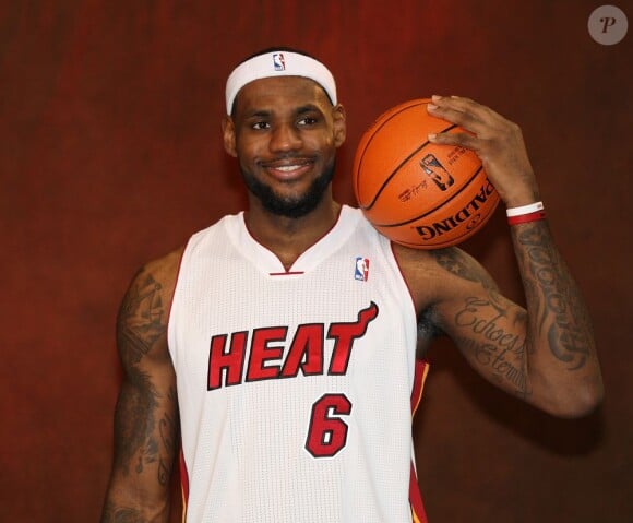 Le basketteur de 27 ans, LeBron James, star de l'équipe des Miami Heat.