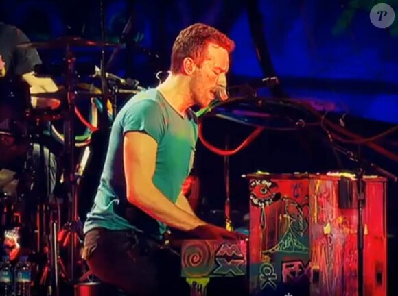Chris Martin et Coldplay à Berlin le 21 décembre 2011. Fêtes de fin d'année obligent, Christmas Lights a fait son retour...