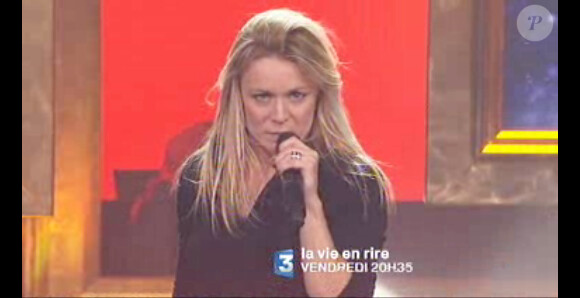 Véronic DiCaire dans l'émission La Vie en rire, vendredi 30 décembre 2011 sur France 3