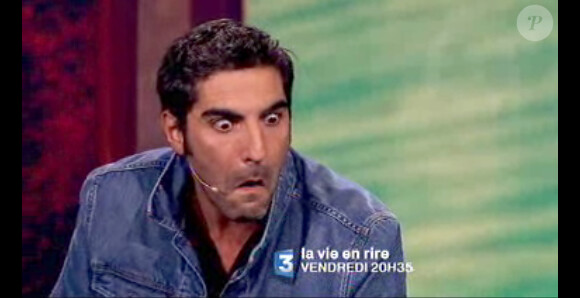 Ari Abittan dans l'émission La Vie en rire, vendredi 30 décembre 2011 sur France 3