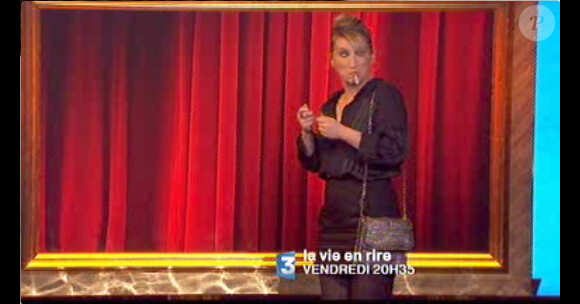 Elisabeth Buffet dans l'émission La Vie en rire, vendredi 30 décembre 2011 sur France 3