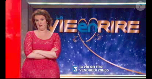 Anne Roumanoff dans l'émission La Vie en rire, vendredi 30 décembre 2011 sur France 3
