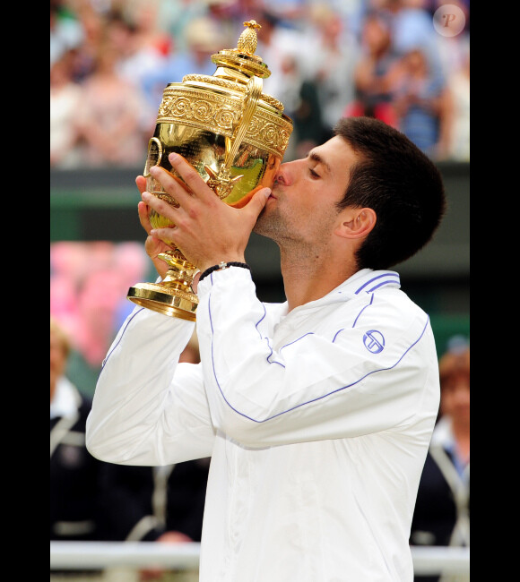 Novak Djokovic le 3 juillet 2011 à Wimbledon