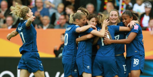 L'équipe de France de foot féminin le 30 juin 2011 à Bochum