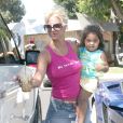 Britney Spears et Kori, la fille de Kevin Federline en 2004 