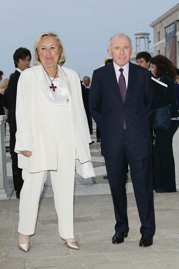 François Pinault et son épouse à Venise, le 1er juin 2011.