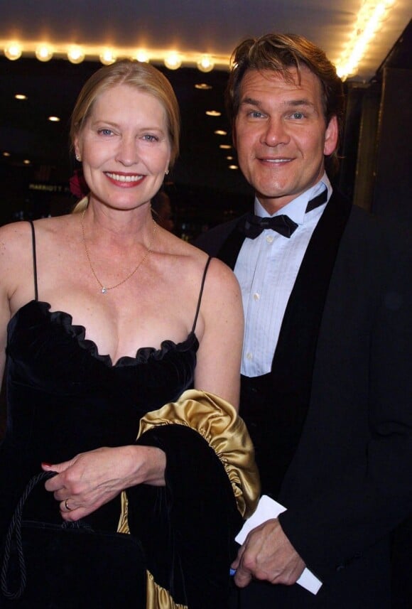 Patrick Swayze et sa femme Lisa Niemi en 2002