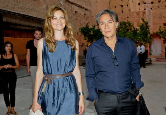 Pascale Louange et Richard Berry, en juin 2011 à Marrakech.