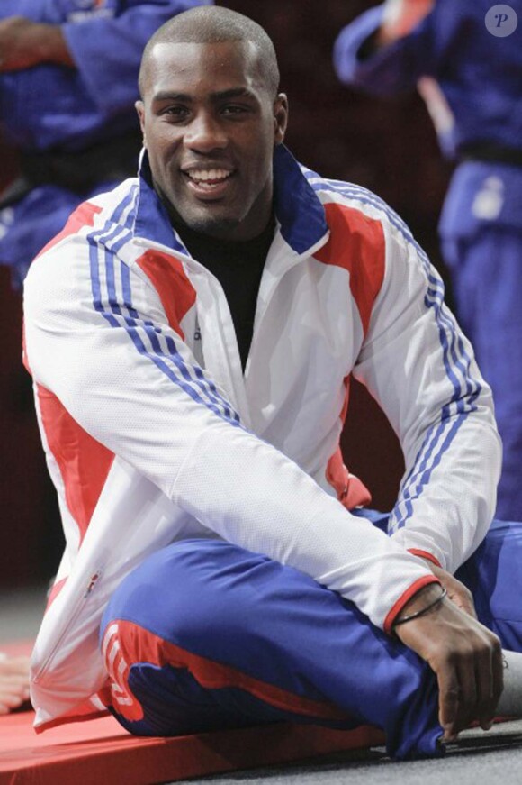 Teddy Riner à Paris le 23 septembre 2011.