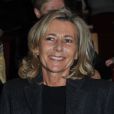 Claire Chazal lors de l'inauguration du théâtre éphémère de la Comédie Française à Paris, le 9 janvier 2012