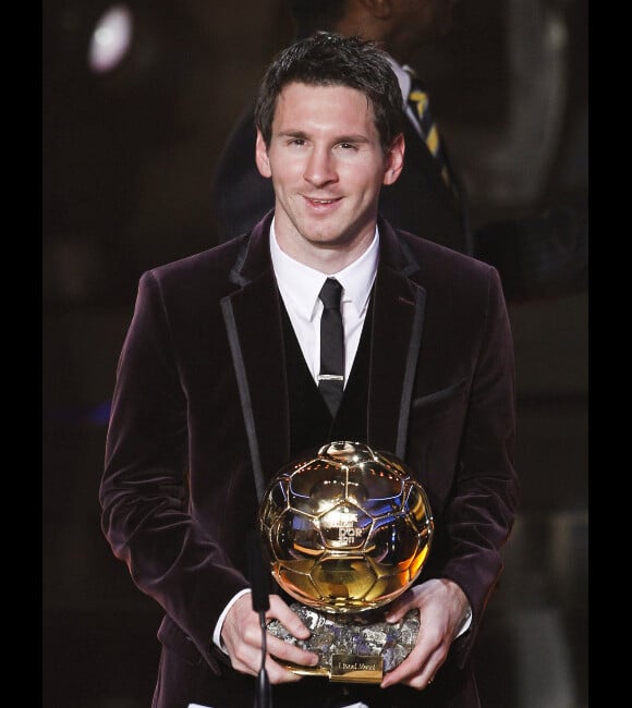 Lionel Messi le 9 janvier 2012 à Zurich