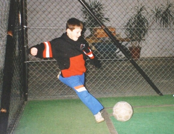 Lionel Messi âgé de huit ans